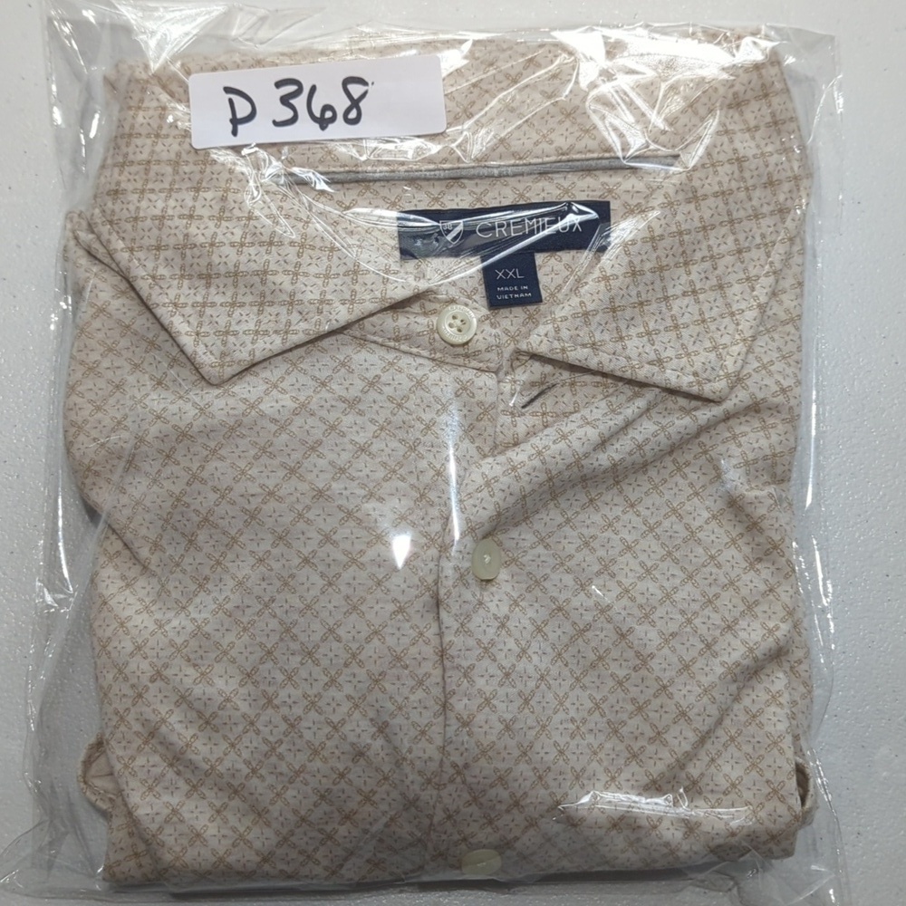 Daniel Cremieux Beige Patterned Button Down Shirt... Nice And Soft!! - Picture 12 of 12
